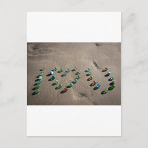 Sea Glass Marble Galore Postkarte