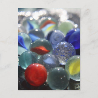 Sea Glass Marble Postkarte