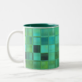 Sea Glass Mosaik individuelle Tasse in verschieden