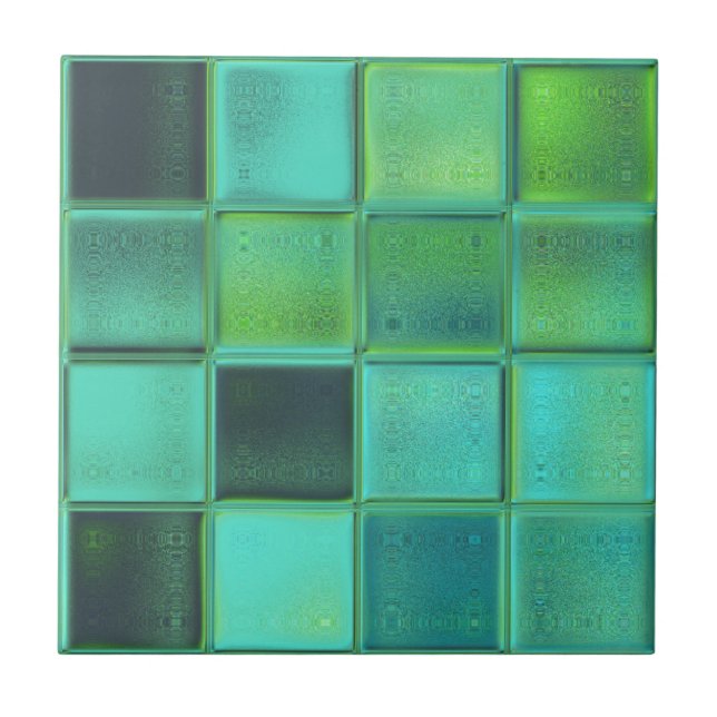 Sea Glass Mosaik Keramik Tile Fliese (Vorderseite)