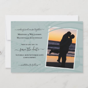 Sea Glass Musiknotens Foto Hochzeit retten das Dat Save The Date