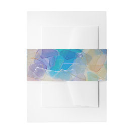 Sea Glass Ocean Beach Hochzeit Einladungsbanderole