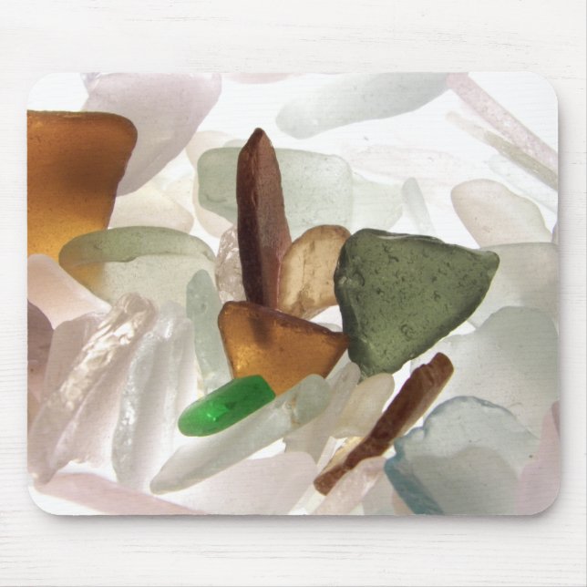 Sea Glass oder Beach Glass Mousepad (Vorne)
