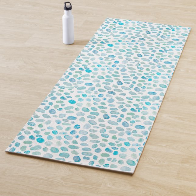 Sea Glass Pattern Küste Yoga Mat Yogamatte (Beispiel)