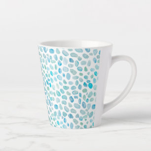 Sea Glass Pebble Painting Beach Tasse