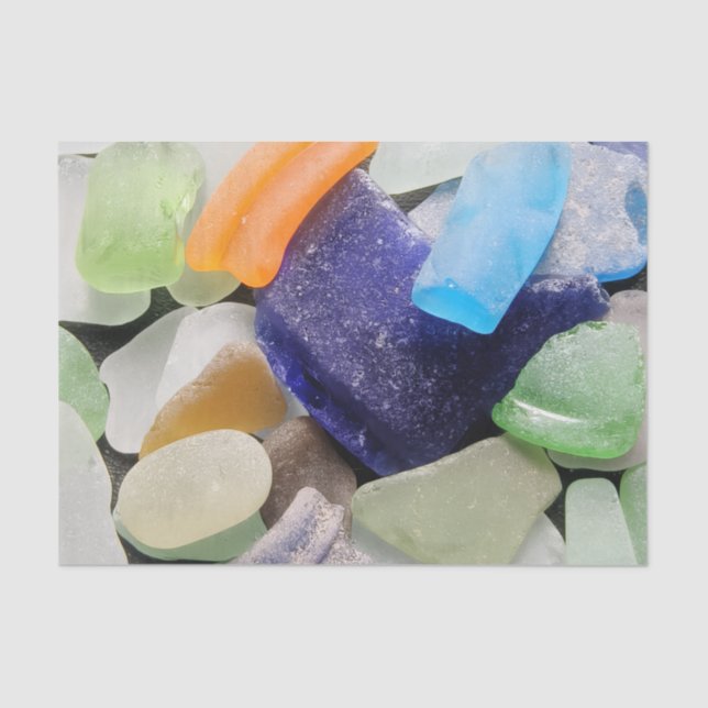 Sea Glass Tissue Paper Seidenpapier (Vorderseite)