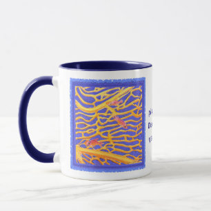 Sea Goldies Lace Coral "Es ist auch mein Planet!"  Tasse
