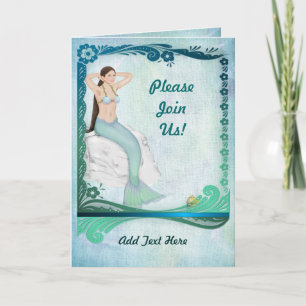 Sea Green Fantasy Einladung