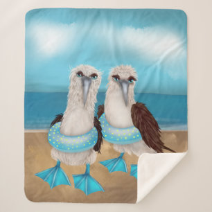 Sea Gull Beach Sherpa Blanket Sherpadecke