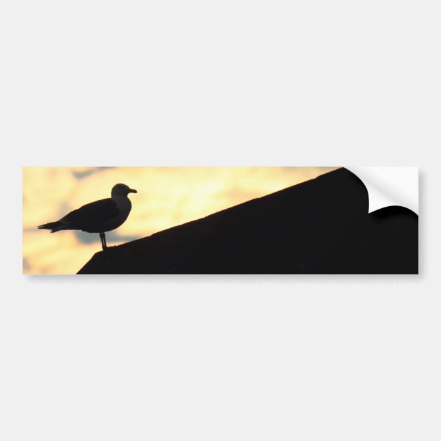 Sea Gull Sunset Autoaufkleber (Vorne)