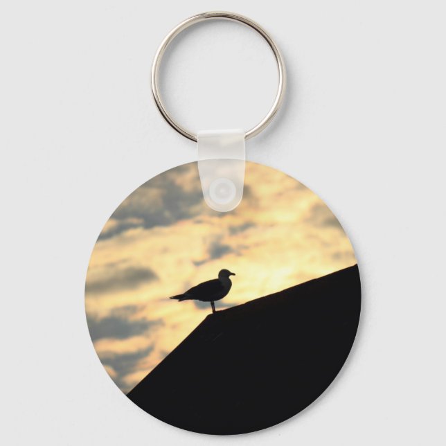 Sea Gull Sunset Schlüsselanhänger (Vorderseite)