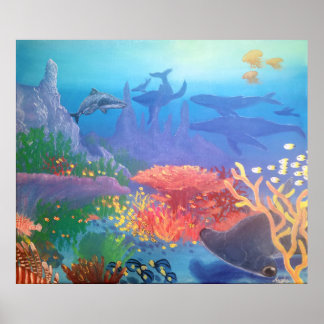 Sea Harmony von Angela Carrasquillo Poster