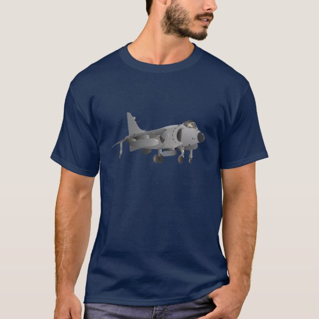 Sea Harrier Jet Fighter T-Shirt (Vorderseite)