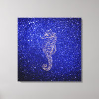 Sea Horean Life Rose Gold Cobalt Blue Glitzer