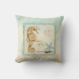 Sea Horse Coastal Beach - Wohngestaltung Kissen