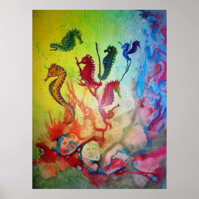 Sea Horse Symphany Poster (Vorne)