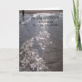 Sea Husband Personalisiert Wedding Jubiläum Karte