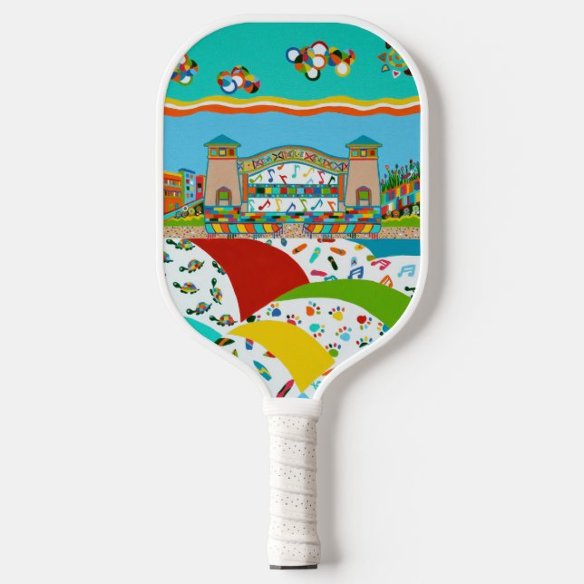 Sea Isle City Band Muschel Pickleball Paddel Pickleball Schläger (Vorderseite)