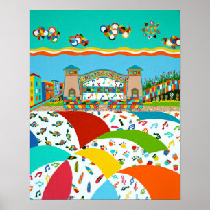 Sea Isle City Band Muschel Poster