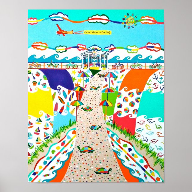 Sea Isle City, NJ 11 x 14 Poster (Vorne)