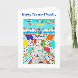 Sea Isle City, NJ Birthday Card Karte