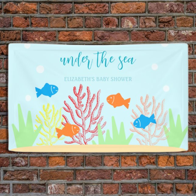 Sea Life Baby Dusche Banner (Von Creator hochgeladen)