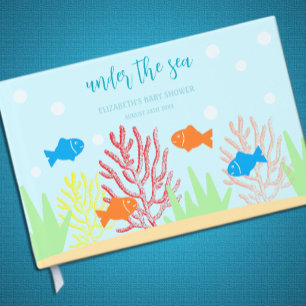 Sea Life Baby Dusche Gästebuch