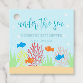 Sea Life Baby Dusche Geschenkanhänger