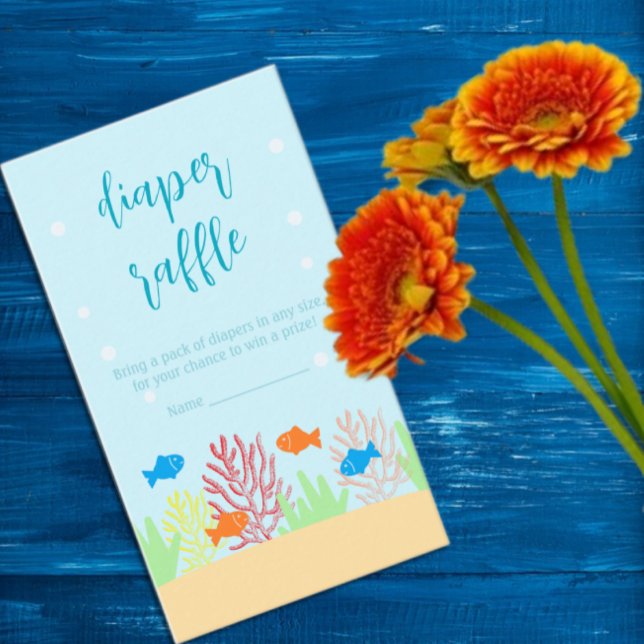 Sea Life Babydusche Windelwanne Begleitkarte (Von Creator hochgeladen)