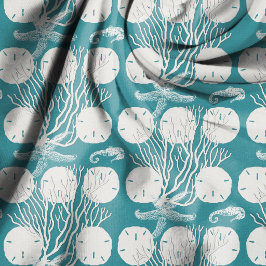 Sea Life Fabric Sand Dollars Kornmuster Stoff
