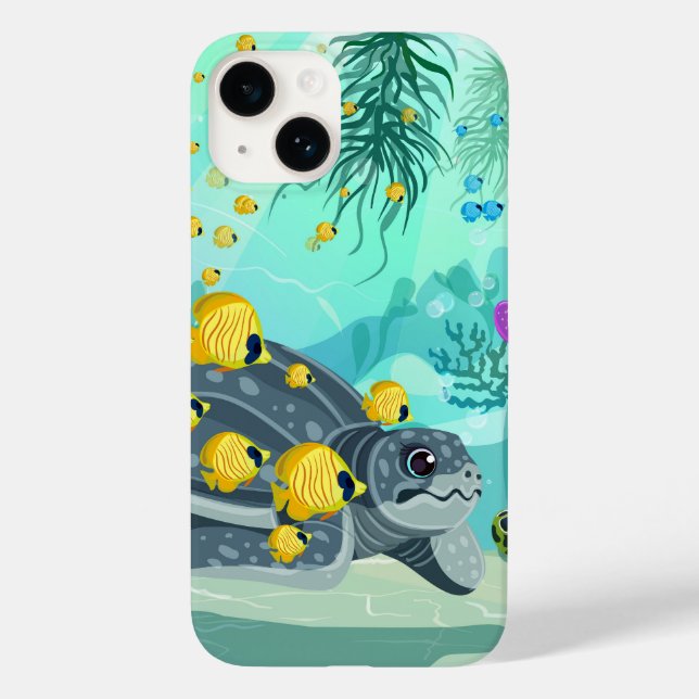 Sea Life iPhone 14 Fall Case-Mate iPhone Hülle (Rückseite)