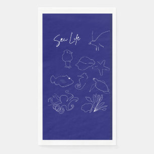 Sea Life Paper Napkin Serviette