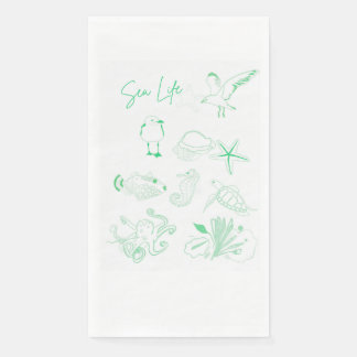 Sea Life Paper Napkin Serviette