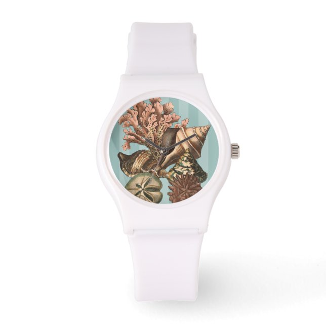 Sea Life Silhouette Armbanduhr (Vorderseite)