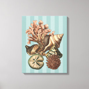 Sea Life Silhouette Leinwanddruck