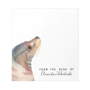 Sea Lion Art   Name hinzufügen Notizblock