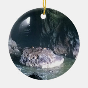 Sea Lion Cave, OR Keramik Ornament