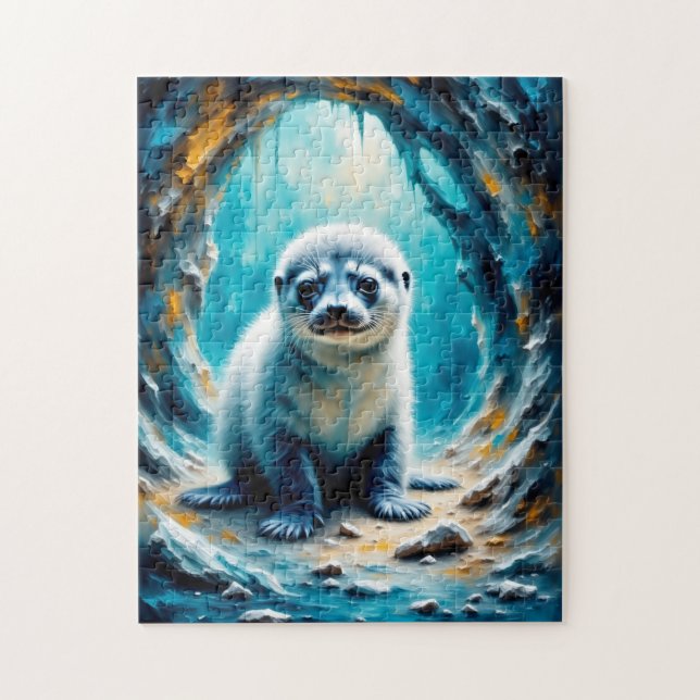 Sea Lion Cub Puzzle (Vertikal)