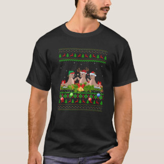 Sea Lion Lover Xmas Lighting Santa Ugly Sea Lion C T-Shirt