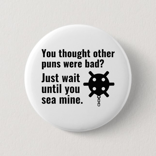 Sea Mine Pub Button (Vorderseite)