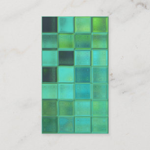 Sea Mosaik anpassbare Template-Visitenkarten Visitenkarte