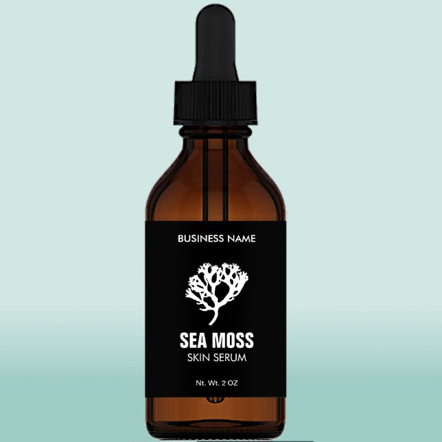 Sea Moss Serum Dropper Flasche Labels (Von Creator hochgeladen)