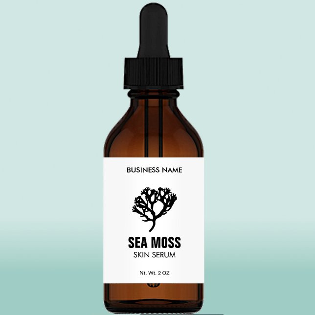 Sea Moss Skin Serum Labels (Von Creator hochgeladen)