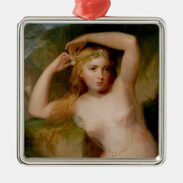 Sea Nymph (von Thomas Sully) Ornament Aus Metall (Vorne)