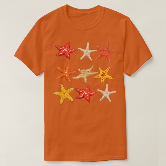Sea Ocean Animal Starfish Lover T-Shirt (Design vorne)