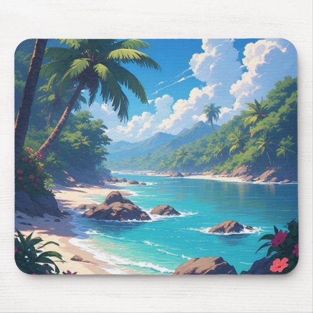 Sea Ocean Landscape Mousepad (Vorne)