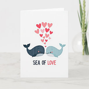 Sea Of Love Wal-Freunde Karte