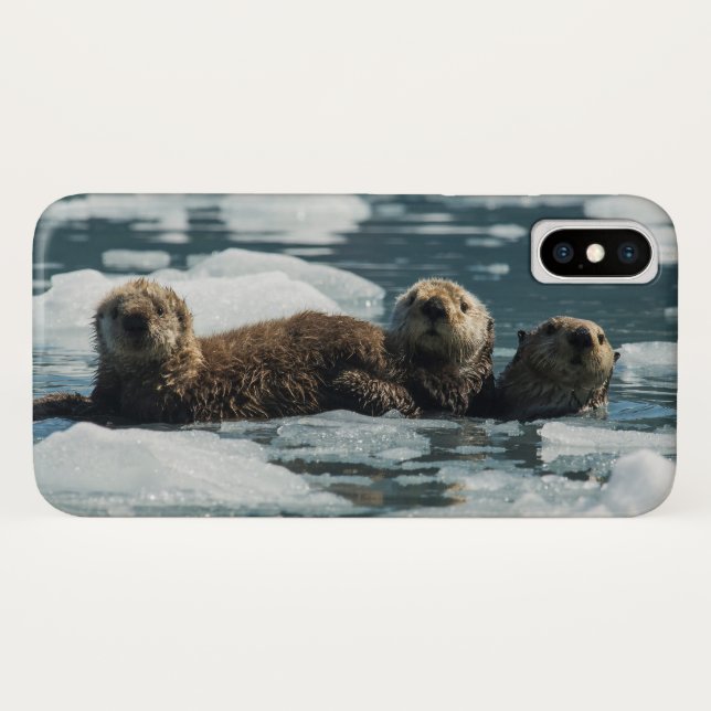 Sea Otter Case-Mate iPhone Hülle (Rückseite (Horizontal))