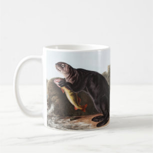 Sea Otter (Enhydra marina) Illustration Kaffeetasse