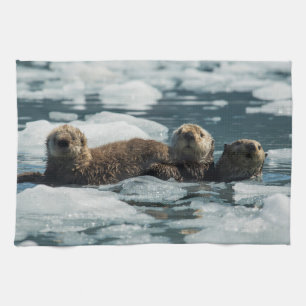 Sea Otter Geschirrtuch